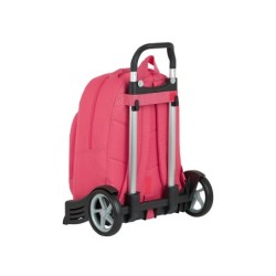 Cartera escolar safta con carro blackfit8 \fresa\ 320x150x420 mm