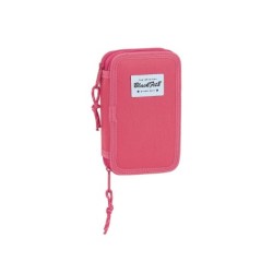 Plumier escolar safta blackfit8 \fresa\ doble cremallera 28 piezas 125x40x195 mm