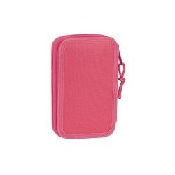 Plumier escolar safta blackfit8 \fresa\ doble cremallera 28 piezas 125x40x195 mm