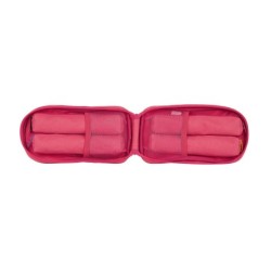 Plumier escolar safta blackfit8 \fresa\ mochila con 4 portatodos vacios 120x50x230 mm