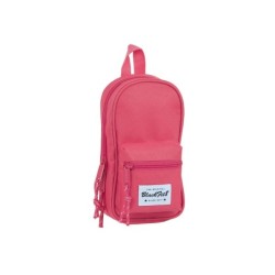 Plumier escolar safta blackfit8 \fresa\ mochila con 4 portatodos llenos 120x50x230 mm