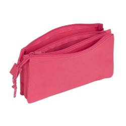 Bolso escolar safta portatodo blackfit8 \fresa\ triple 220x30x120 mm