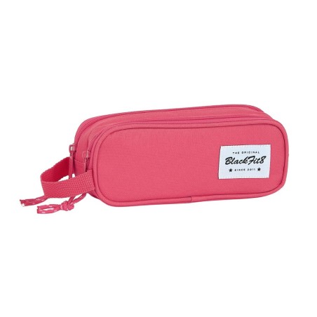 Bolso escolar safta portatodo blackfit8 \fresa\ doble 210x60x80 mm