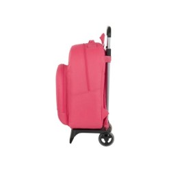 Cartera escolar safta con carro blackfit8 \fresa\ 320x150x420 mm