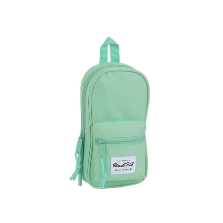 Plumier escolar safta blackfit8 \turquesa\ mochila con 4 portatodos llenos 120x50x230 mm