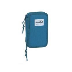 Plumier escolar safta blackfit8 \egeo\ doble cremallera 28 piezas 125x40x195 mm