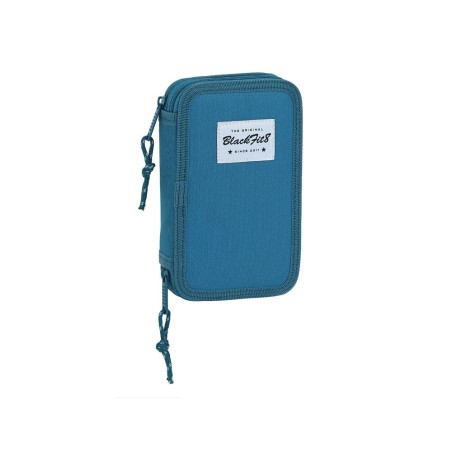 Plumier escolar safta blackfit8 \egeo\ doble cremallera 28 piezas 125x40x195 mm
