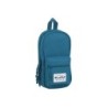 Plumier escolar safta blackfit8 \egeo\ mochila con 4 portatodos llenos 120x50x230 mm