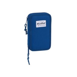Plumier escolar safta blackfit8 \oxford\ doble cremallera 28 piezas 125x40x195 mm