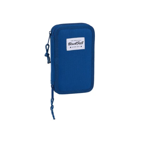 Plumier escolar safta blackfit8 \oxford\ doble cremallera 28 piezas 125x40x195 mm