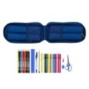 Plumier escolar safta blackfit8 \oxford\ mochila con 4 portatodos llenos 120x50x230 mm