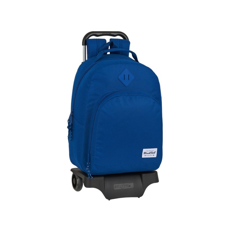 Cartera escolar safta con carro blackfit8 \oxford\ 320x150x420 mm
