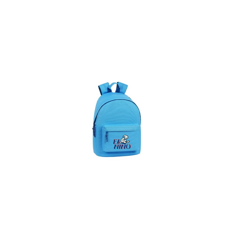 Cartera escolar safta el niño light blue day pack ordenador 14,1\ 310x160x410 mm
