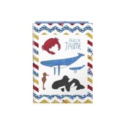 Carpeta gomas safta folio solapas algo de jaime ocean