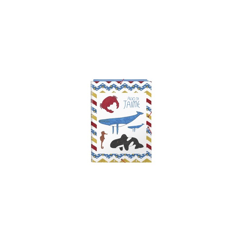 Carpeta gomas safta folio solapas algo de jaime ocean