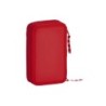 Plumier escolar safta sporting de gijon doble cremallera 28 piezas 125x40x195 mm