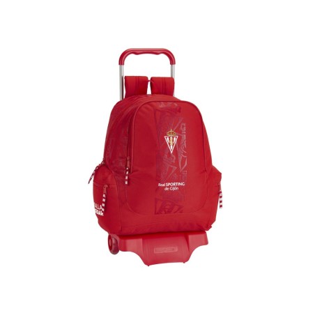 Cartera escolar safta con carro sporting de gijon 320x430x170 mm
