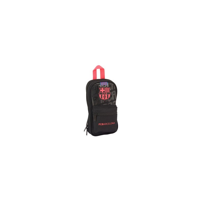 Plumier escolar safta f.c. barcelona 3 equipacion 18/19 mochila con 4 portatodos llenos 120x50x230 mm