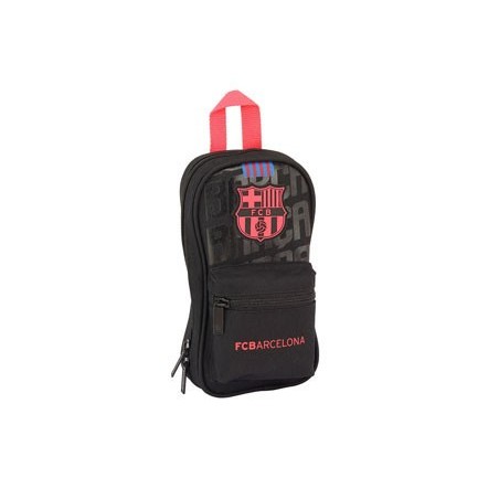 Plumier escolar safta f.c. barcelona 3 equipacion 18/19 mochila con 4 portatodos llenos 120x50x230 mm