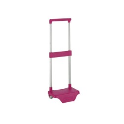 Carro escolar safta portamochilas pequeño rosa