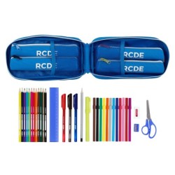Plumier escolar safta r.c.d. español mochila con 4 portatodos llenos 120x50x230 mm