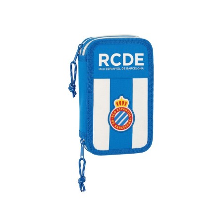 Plumier escolar safta r.c.d. español doble cremallera 28 piezas 125x40x195 mm