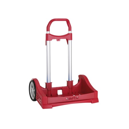Carro escolar safta portamochila evolution rojo