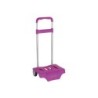 Carro portamochilas fucsia (300x230x850 mm)