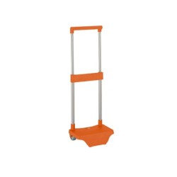 Carro portamochilas pequeño naranja (220x675x170 mm)