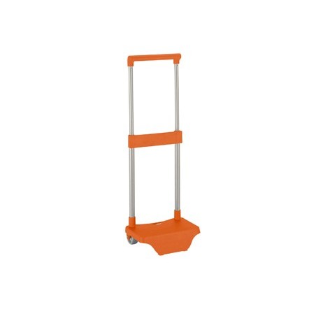 Carro portamochilas pequeño naranja (220x675x170 mm)