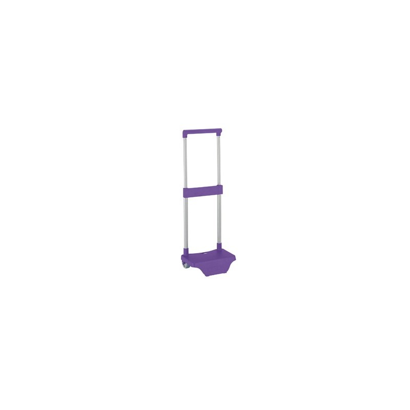Carro portamochilas pequeño morado (220x675x170 mm)
