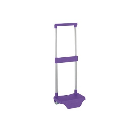 Carro portamochilas pequeño morado (220x675x170 mm)