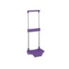 Carro portamochilas pequeño morado (220x675x170 mm)