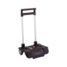 Carro portamochilas plegable negro (300x850x230 mm)