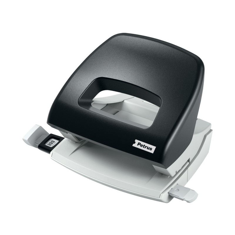 Taladrador petrus 80 color negro capacidad 10 hojas