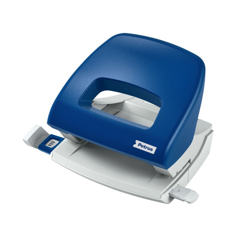 Taladrador petrus 80 color azul capacidad 10 hojas