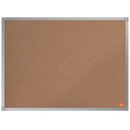 Pizarra corcho nobo essence marco aluminio 600x450 mm