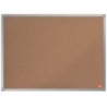 Pizarra corcho nobo essence marco aluminio 600x450 mm