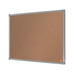 Pizarra corcho nobo essence marco aluminio 600x450 mm