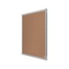 Pizarra corcho nobo essence marco aluminio 600x450 mm