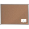 Pizarra corcho nobo essence marco aluminio 600x450 mm