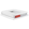 Soporte para portatil leitz ajustable en altura color blanco 253x258x45 mm