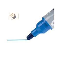 Rotulador nobo para pizarra blanca tinta liquida punta conica 3 mm azul caja de 10 unidades
