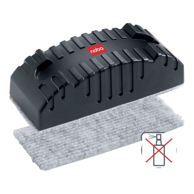 Recambio para borrador de pizarra blanca nobo pack de 10 unidades