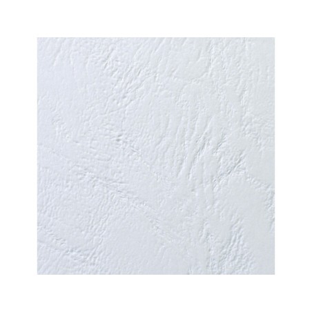Tapa de encuadernacion gbc din a4 antelope simil piel 250 gr color blanco caja de 100 unidades