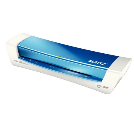 Plastificadora leitz ilam home office din a4 2 rodillos hasta 125 mc color blanco/azul