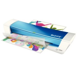 Plastificadora leitz ilam home office din a4 2 rodillos hasta 125 mc color blanco/azul