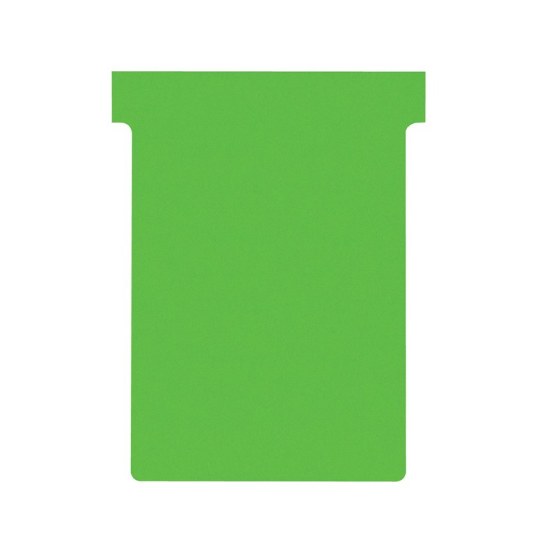 Ficha t para plannings nobo indice 3 cartulina 170 gr color verde pack de 100 unidades Ficha t para plannings nobo indice 3 cartulina 170 gr color verde pack de 100 unidades