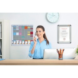 Ficha t para plannings nobo indice 3 cartulina 170 gr color naranja pack de 100 unidades