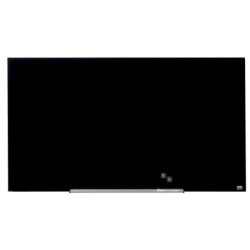 Pizarra cristal nobo impression pro 57\ magnetica negra 1260x711 mm